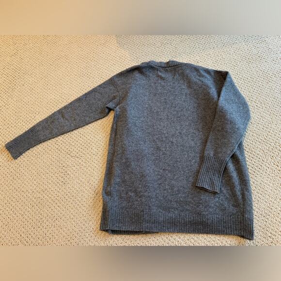 Juicy Couture Wool Cashmere Blend Grey Cardigan Size Small Button Cozy Comfy - Picture 5 of 7